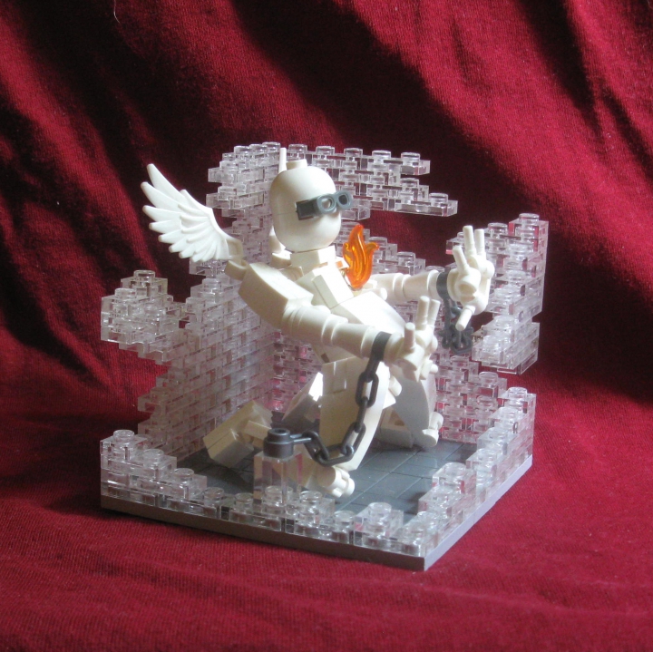 LEGO MOC - Битва Мастеров 'В кубе' - Зажатый в рамки