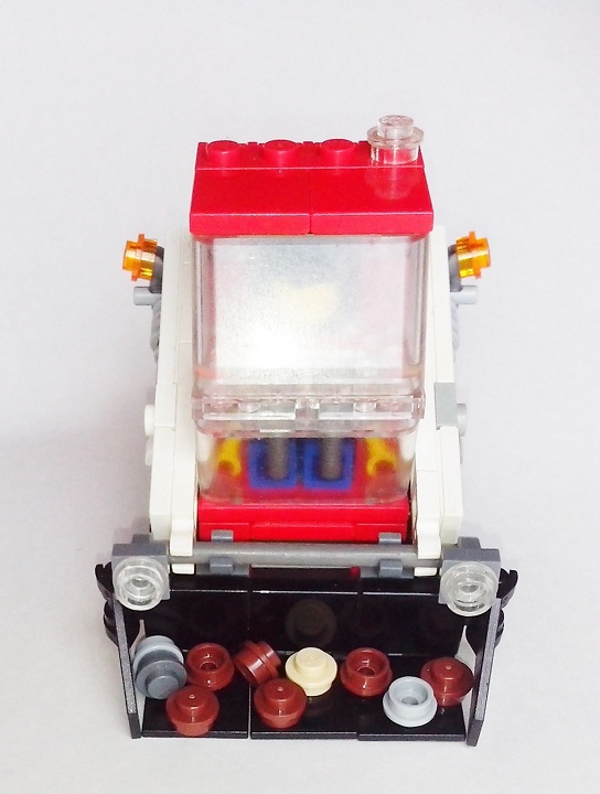 LEGO MOC - Битва Мастеров 'В кубе' - Lego Bobcat: Для управления в кабине имеется 2 рычага и педали 