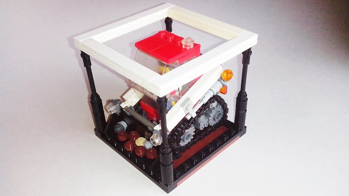 LEGO MOC - Битва Мастеров 'В кубе' - Lego Bobcat: Техническая фотография в кубе 10х10х10<br />
