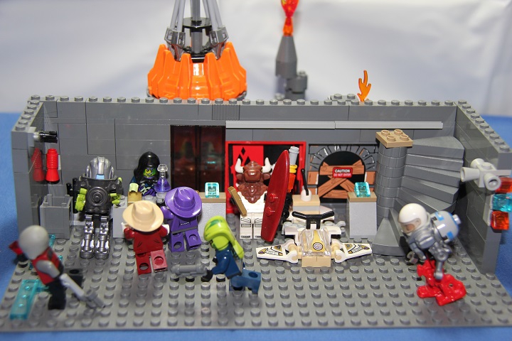LEGO MOC - Инопланетная жизнь - Планета геофитов: Галактический рынок: Общий план рынка