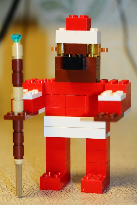 LEGO MOC - Новогодний Кубик 2016 - Санта Винни-Пух Клаус