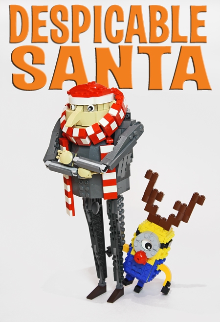 LEGO MOC - Новогодний Кубик 2016 - Гадкий Санта