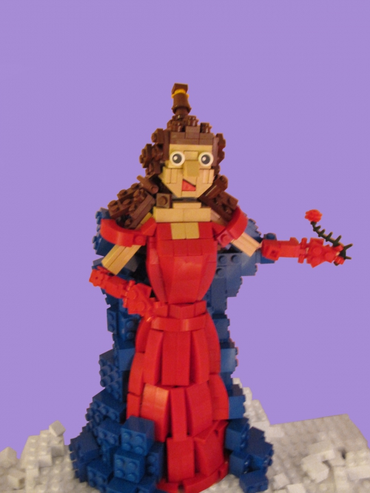 LEGO MOC - Новогодний Кубик 2016 - Волшебное Рождество Белль
