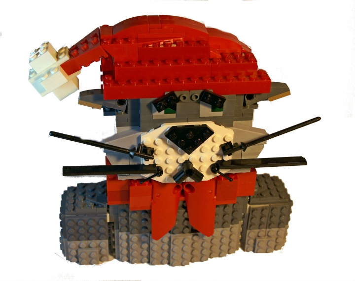 LEGO MOC - Новогодний Кубик 2016 - Кот Матроскин: вот такой вот грустный Матроскин