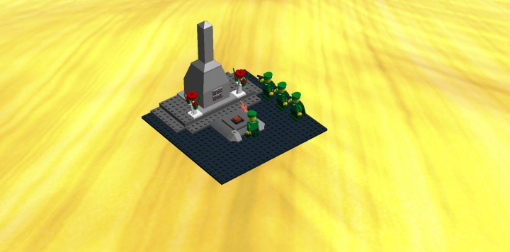 LEGO MOC - Радости и Горести Великой Победы - Зажжение Вечного огня
