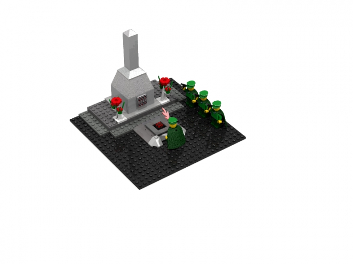 LEGO MOC - Радости и Горести Великой Победы - Зажжение Вечного огня