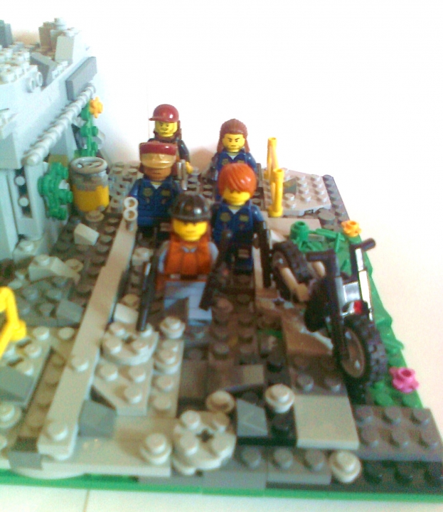 LEGO MOC - Радости и Горести Великой Победы - Возвращение солдат: Солдаты.
