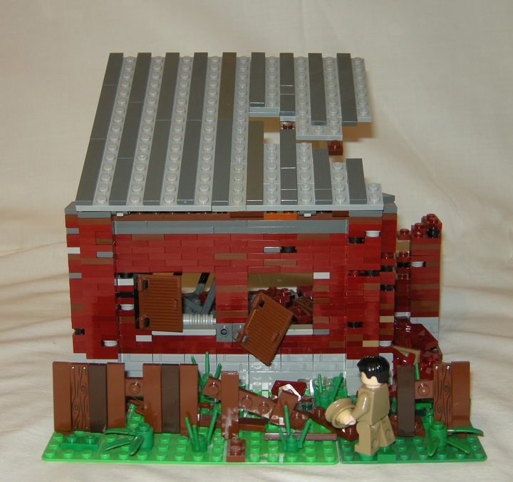 LEGO MOC - Радости и Горести Великой Победы - 'Враги взорвали дом родной'