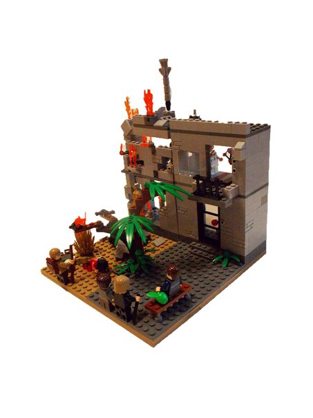 LEGO MOC - Радости и Горести Великой Победы - 'Мало кто помнит этот дом...': Это было Девятого мая...