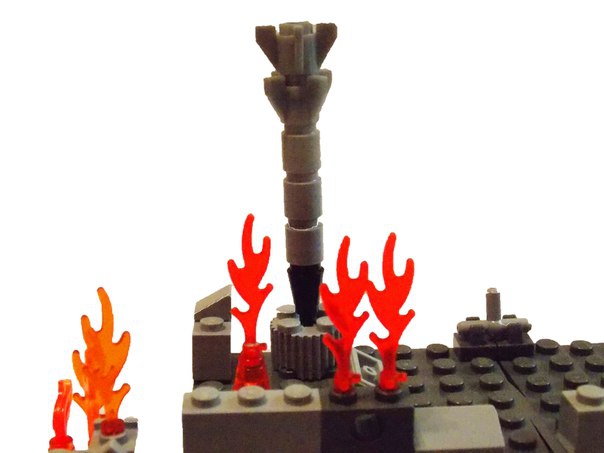 LEGO MOC - Радости и Горести Великой Победы - 'Мало кто помнит этот дом...': -Затем я услышал свист.Это бомба упала на тот дом...Тогда я успел отойти от взрыва,но волна меня задела немного...Затем,Слава Богу,меня успели забрать мои товарищи.