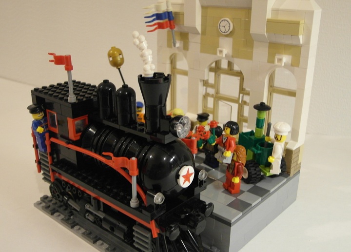 LEGO MOC - Радости и Горести Великой Победы - Поезд 'Победа'