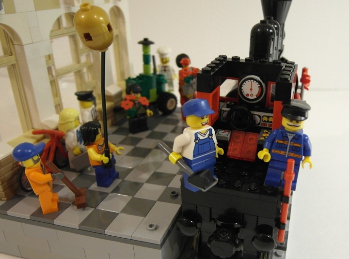 LEGO MOC - Радости и Горести Великой Победы - Поезд 'Победа'
