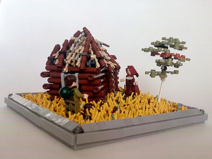 LEGO MOC - Радости и Горести Великой Победы - 'Вот мой дом родной...'