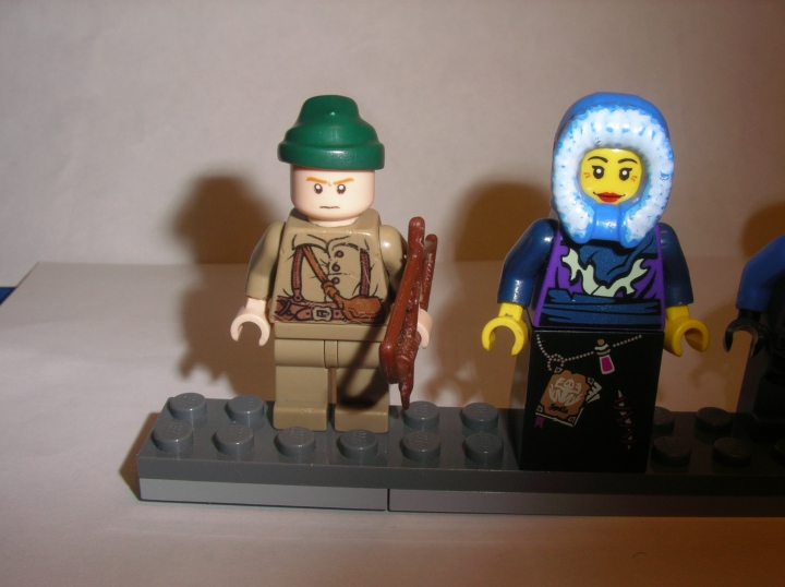 LEGO MOC - Чудеса русских сказок - Семилетний стрелок из лука: Саамы. Стрелок и его мать.