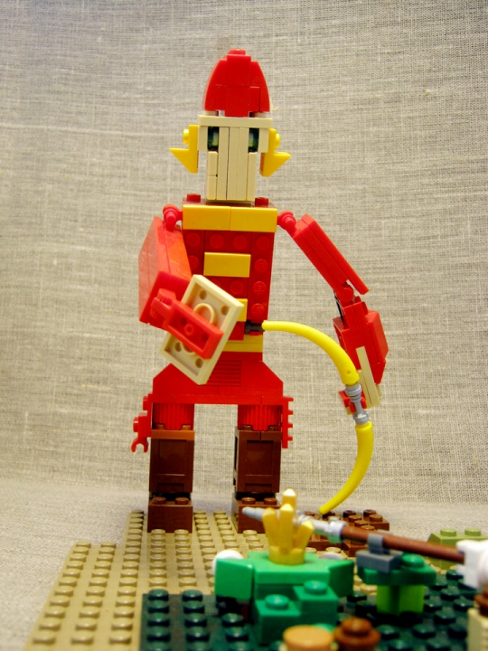 LEGO MOC - Чудеса русских сказок - Иллюстрация к сказке Царевна-лягушка