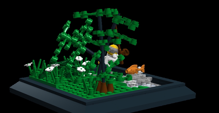 LEGO MOC - Чудеса русских сказок - Сказка о рыбаке и рыбке: The Tree.