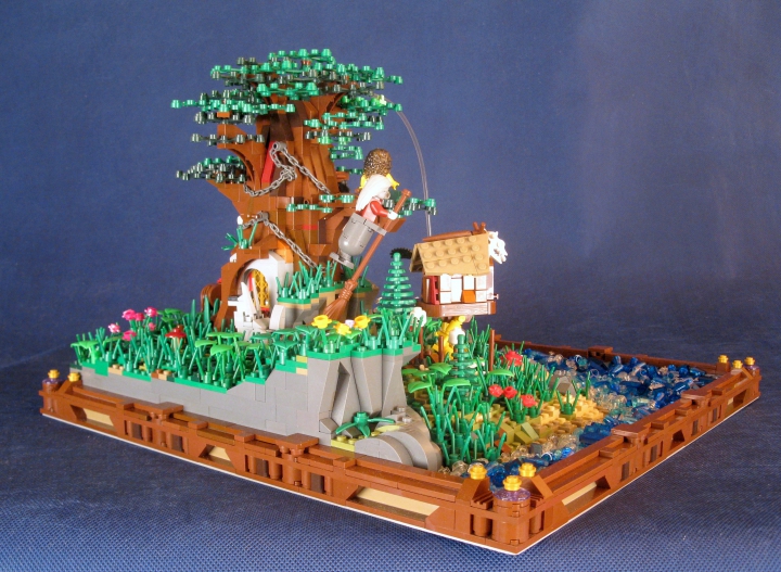 LEGO MOC - Чудеса русских сказок - У Лукоморья дуб