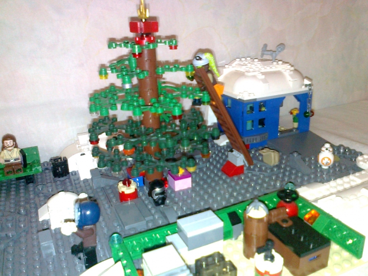 LEGO MOC - Новогодний Кубик 2017 - Новый год в star wars: Новогодняя елка