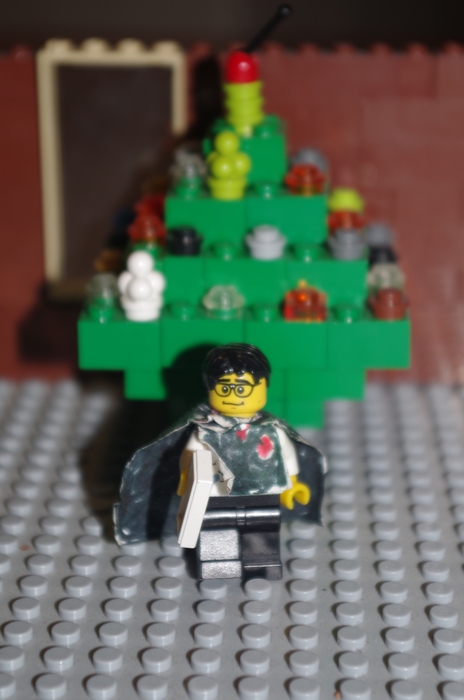 LEGO MOC - Новогодний Кубик 2017 - Рождественский обед в Хогвартсе: С Новым годом и Рождеством!!!