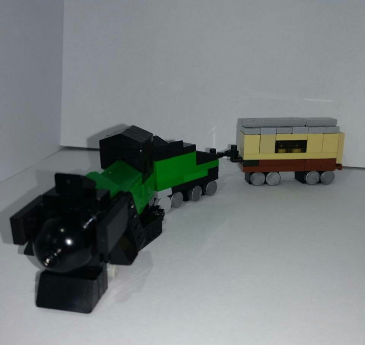 LEGO MOC - Конкурс миниатюр. ИЗУМРУДНАЯ НОЧЬ - Emerald Night