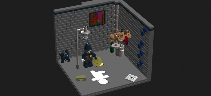 LEGO MOC - Конкурс Детективов - Мрачный уголок