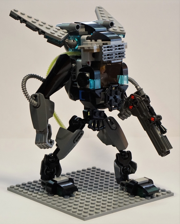 LEGO MOC - 16x16: Mech - Paratrooper - десантный мех