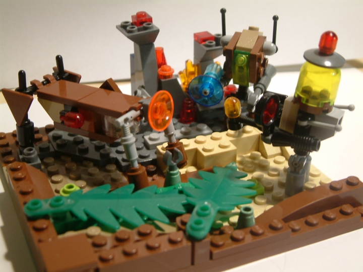 LEGO MOC - 16x16: Mech - Мехи на исследовании далеких планет: Немного с другого ракурса