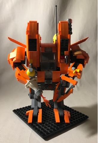 LEGO MOC - 16x16: Mech - SCV StartCraft: Техническое фото 3