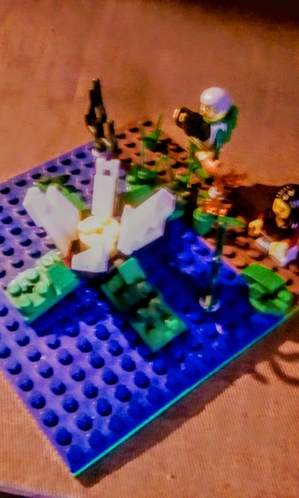 LEGO MOC - 16x16: Ботаника - Кувшинка