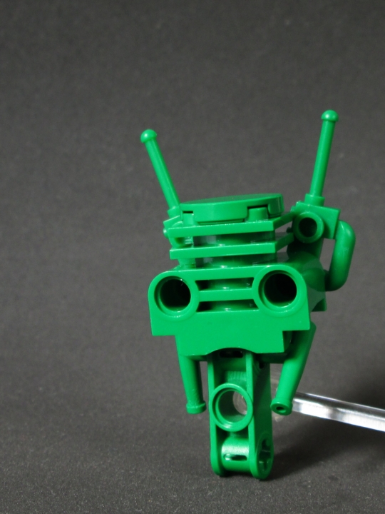 LEGO MOC - 16x16: Чиби - Зелёный Человечек