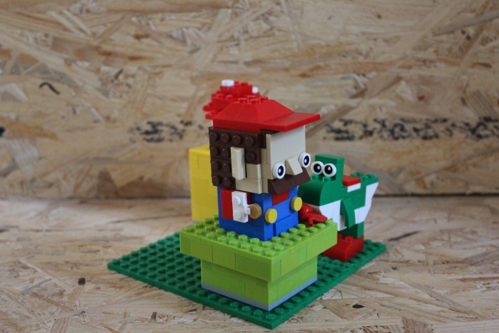LEGO MOC - 16x16: Чиби - Марио: Все вместе