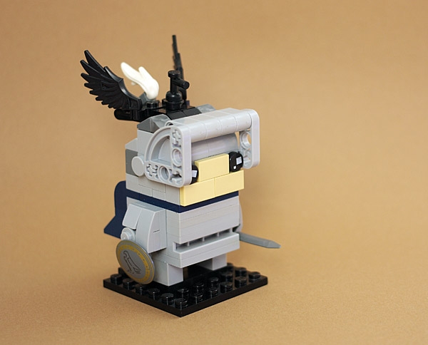 LEGO MOC - 16x16: Чиби - РЫЦАРЬ.: С открытым забралом,