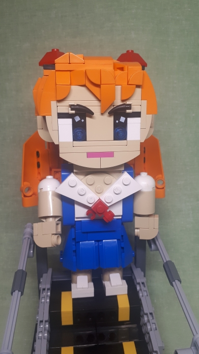LEGO MOC - 16x16: Чиби - Soryu Asuka Langley: Общий вид работы