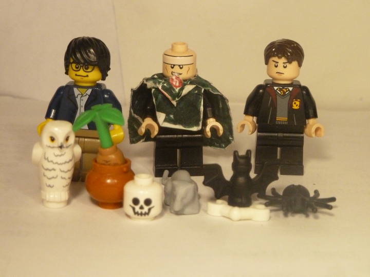 LEGO MOC - 16x16: Поединок - Поединок Гарри Поттера и Волан-де-морта.: Все персонажи.
