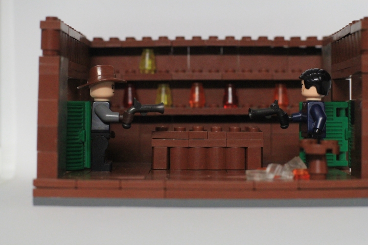 LEGO MOC - 16x16: Поединок - Дуэль в таверне : Добро пожаловать: Дуэль начинается .