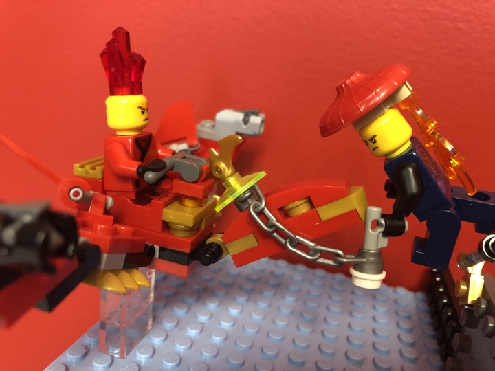 LEGO MOC - 16x16: Поединок - Воздушный поединок