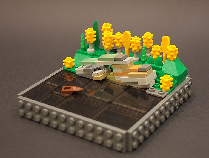 LEGO MOC - 16x16: Микро - Каменные ворота