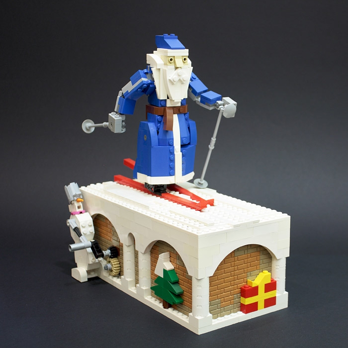 LEGO MOC - Новогодний Кубик 2020 - Лыжню!