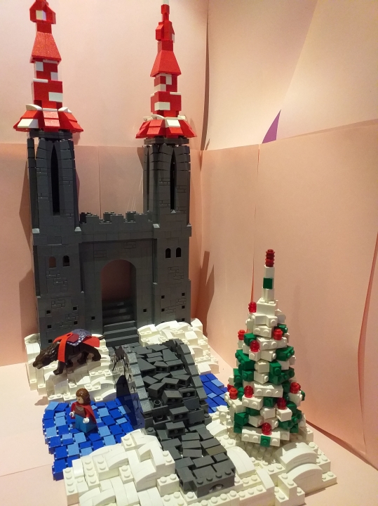 LEGO MOC - Новогодний Кубик 2020 - Красавица и Чудовище. Чудесное Рождество