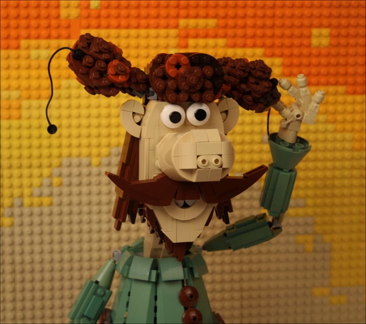 LEGO MOC - Новогодний Кубик 2020 - Падал прошлогодний снег: 'Ни-че-го не понимаю!..'