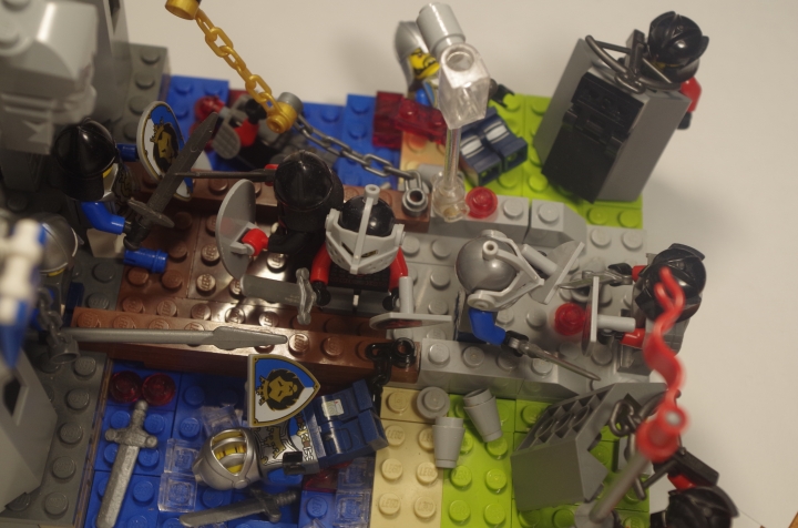 LEGO MOC - Младшая лига. Конкурс 'Средневековье'. - На нас напали!!!: Поле сражения.
