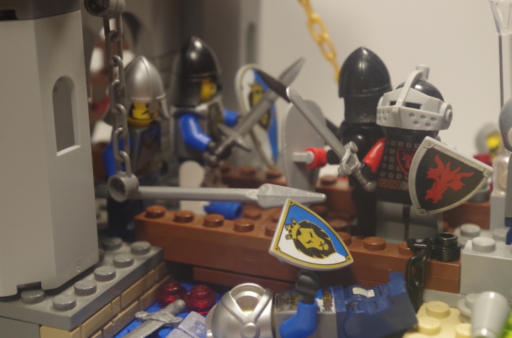 LEGO MOC - Младшая лига. Конкурс 'Средневековье'. - На нас напали!!!: Торжество смерти.