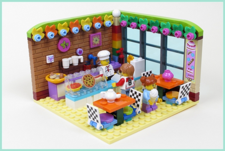 LEGO MOC - LEGO-конкурс 16x16: 'Все работы хороши' - Кафе 'Вкусно, как дома': Общий вид