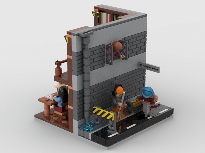 LEGO MOC - LEGO-конкурс 16x16: 'Все работы хороши' - Книги любят тишину