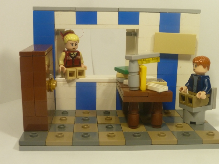 LEGO MOC - LEGO-конкурс 16x16: 'Иллюстрация' - 'Страна невыученных уроков': Вид на Иллюстрация