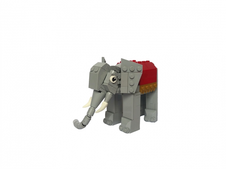 LEGO MOC - LEGO-конкурс 16x16: 'Иллюстрация' - Слон и Моська: Слон