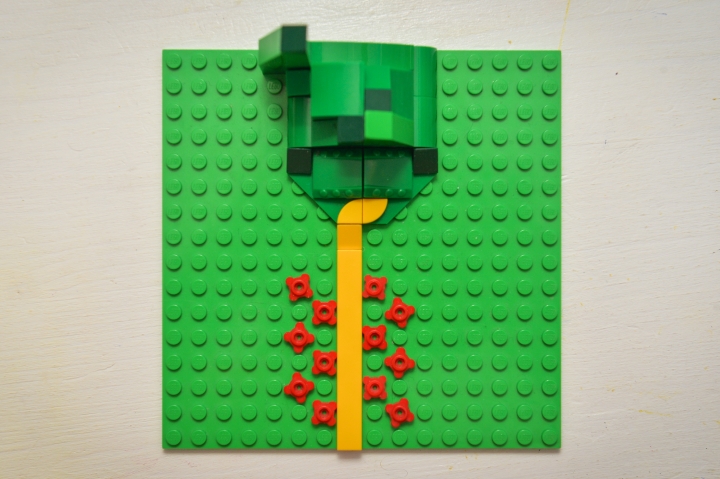 LEGO MOC - LEGO-конкурс 16x16: 'Иллюстрация' - Изумрудный город: вид сверху