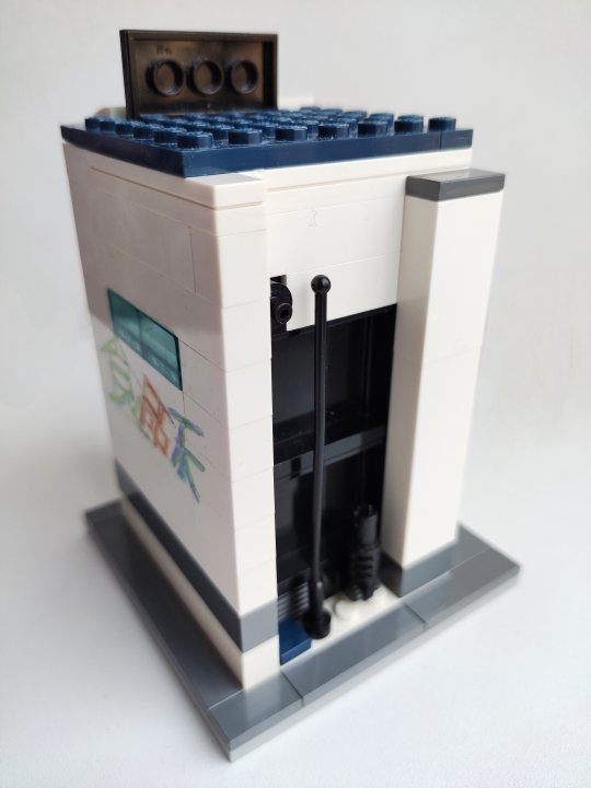 LEGO MOC - LEGO-конкурс 16x16: 'Киберпанк' - Холодильник 2077: Вид сзади