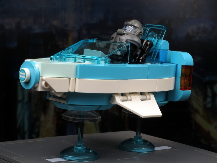 LEGO MOC - LEGO-конкурс 16x16: 'Киберпанк' - ГруБыКиРя: Одноместный Скоростной Единый Летун - Надёжный конь любого ГруБыКиРиста!