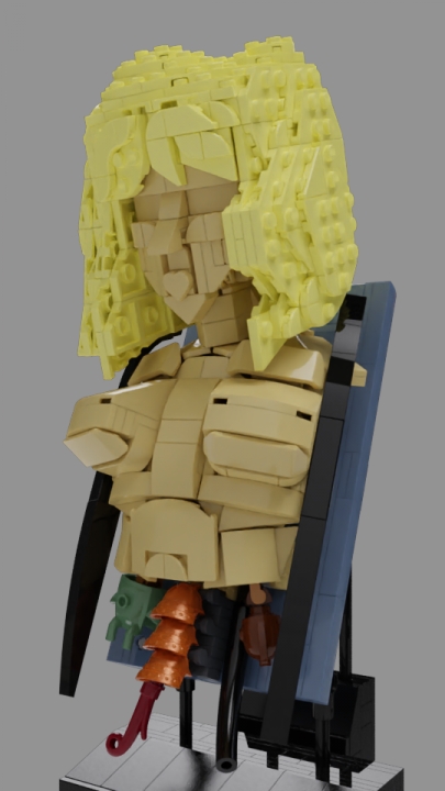 LEGO MOC - LEGO-конкурс 16x16: 'Киберпанк' - «— Я — живое мыслящее существо, рождённое в океане информации»